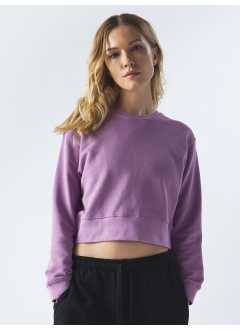 Women's terry cropped