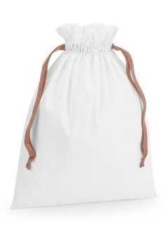 Cotton Gift Bag With Ribbon Drawstring